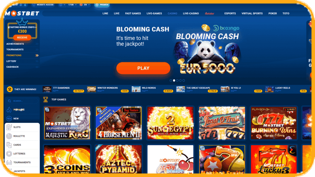 Casino Online MostBet Online Portugal